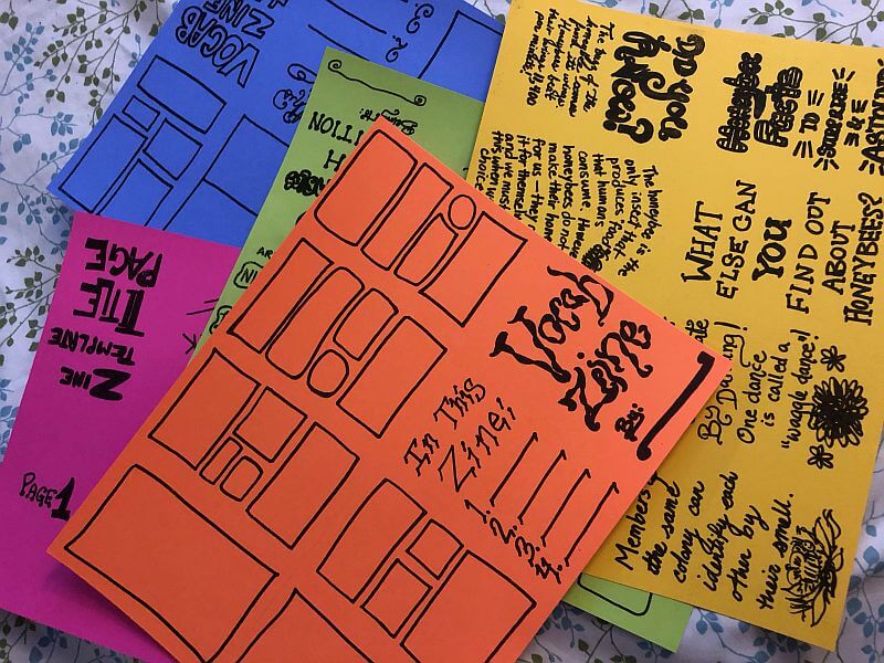 Unfolded Zines