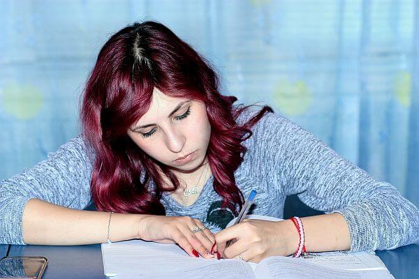 Student Studying