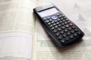 Calculator on textbook